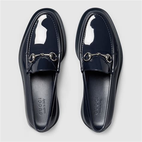 gucci horsebit rubber loafer